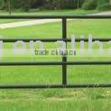 galvanized farm fence