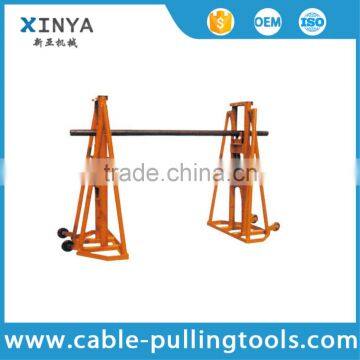 5T Hydraulic Cable Lifting Stand With Hydraulic Jack On Each Side