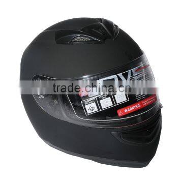 Dual Visor Matte Black Street Sport Bike Full Face Motorcycle Helmet M/L/XL