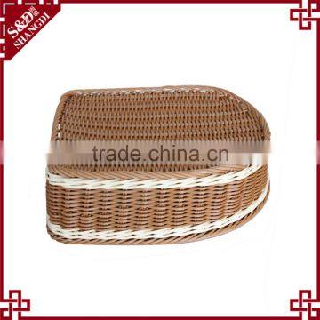 Exquisite PE Plastic Rattan Storage Basket for Shoes Storage photo-4