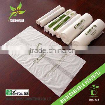 biodegradable compostable bioplastic rolled garbage bag