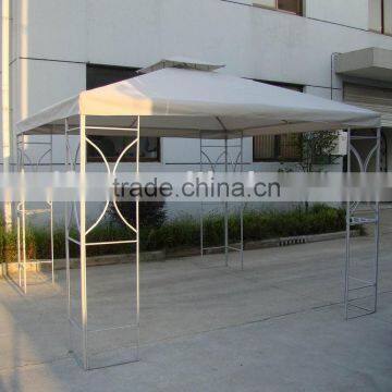 3*3m cheap metal forged gazebo with bleeder vent