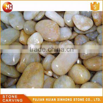 Wholesale Black Decoration Marble Pebble For Garden photo-6
