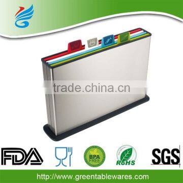 China Supplier Rectangular Shape Food Grade Kitchen Plastic Cutting Board photo-5