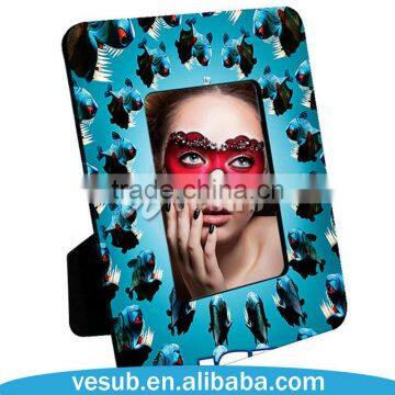 Customized Sublimation Heat Press Printing Hardboard Frame with Black Rim