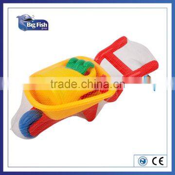 Baby Beach Play Accessories Sand Toy Set Sand Castle Play Bucket Random Color With Mesh Bag photo-2