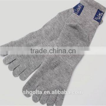 hot sale solid color five toe sock/custom toe socks