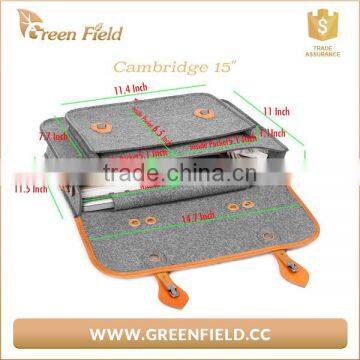 Hot Sale Large Felt Laptop Top Handle Carrier Handbag Tote Sleeve Briefcase Shopping photo-2