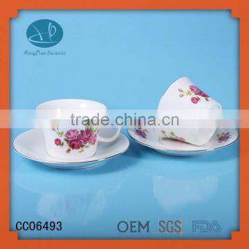 gold tea cup set,Advanced China European Tea Set High Quality Ceramic Coffee Cup