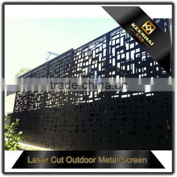 Decorative Laser Cutting Aluminum Perforated Metal Sheet Fence for Garden
