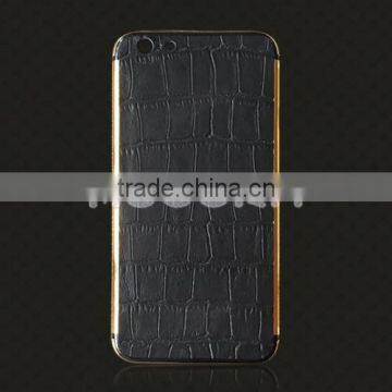 2016 For IPhone 6S/6s Plus Genuine Leather Gold Housing,Leather Gold Housing for IPhone,leather Housing photo-5