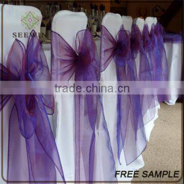 new arrival organza fabric chair wedding belts and sashes