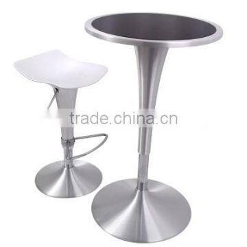 Modern Simple Lift Fashion Round High Bar Table Tempered Glass Coffee Table Home Leisure High Cocktail Table YYB090 photo-5