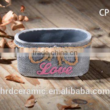 2016 Concrete Flower Plant Planter Colorful Decorative Cement Flower Pot photo-3