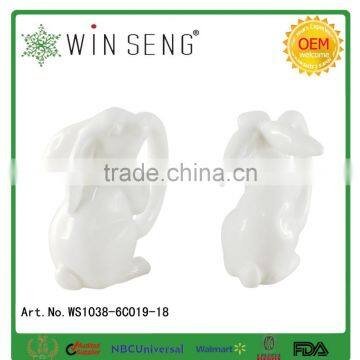 Ceramic Rabbit-Rabbit Ceramic Napkin Ring -ceramic Napkin Holder, Napkin Ring. photo-3