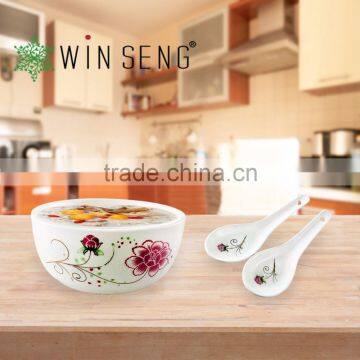 new design ceramic dinnerware mixing bowl set