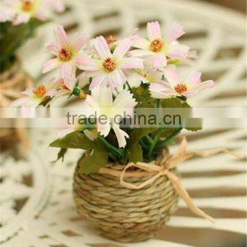 Handmade Outdoor Garden Decoration Willow Flower Basket photo-5