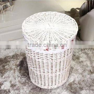 Hand Made Wicker Dirty Laundry Basket photo-2