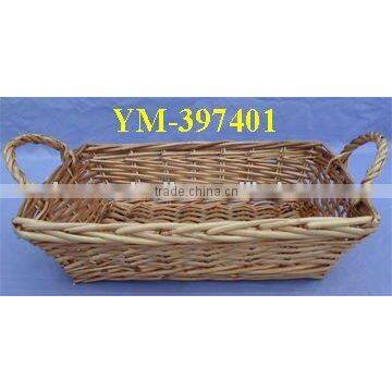 Rectangular Rattan Wicker Bread Basket