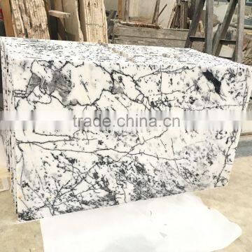 Ink White Marble China Marble Slab Price Hot Sale photo-2