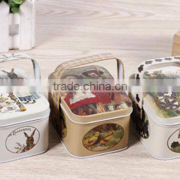 Canisters Wholesale Washing Products Tin Cans Handle Tin Box photo-2