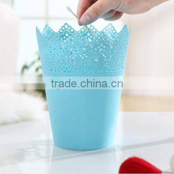 N Plastic Hollow-out Pattern Makeup Cosmetic Brush Holder Container Organizer photo-4