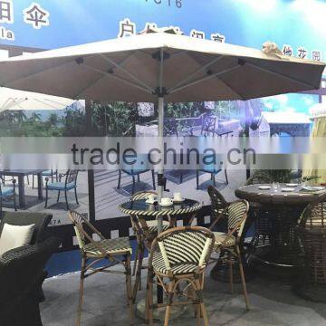 Innovatived Pole dia 48mm hand shaking table inserting outdoor umbrella