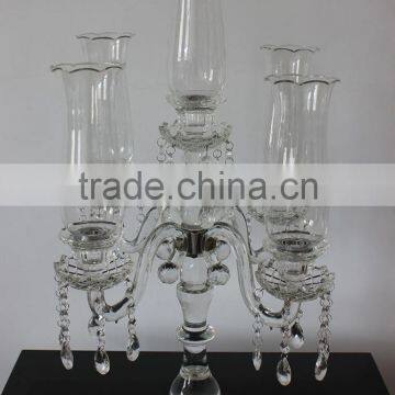 Jingyage Modern Crystal Candelabra for Wedding Centerpiece photo-2