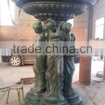 Large Garden Water Fountain Decoration Metal Craft Bronze Fountain Sculpture photo-2