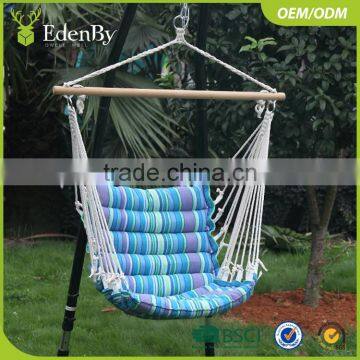 Outdoor furniture patio swing hanging chair swing hammock Outdoor swing sets patio rattan egg hanging chair with cushion