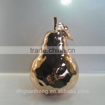New Pear Design Indoor Ceramic Fruit Ornaments photo-3