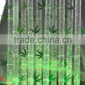 Home Glowing Water Bubble Acrylic Bamboo Tube Decorative Bamboo Wall Panel photo-4