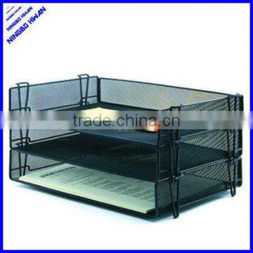 2014 best selling office desk metal mesh stackable file tray