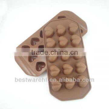 FDA 15 Hearts Silicone Jelly Candy Mold photo-3
