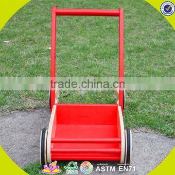 Wholesale Educational Red Wooden Toddler Walker Hot Sale Wooden Toddler Walker Useful Wooden Toddler Walker W13C013 photo-4