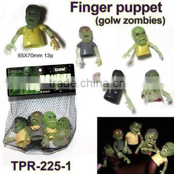 TPR Glow Zombie Finger Puppet Toys photo-2