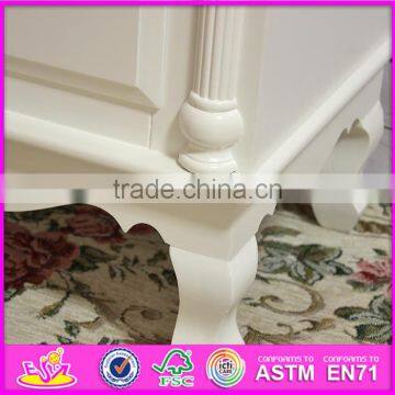 2016 Wholesale High Quality White Solid Wood Bedside Drawers W08H067 photo-4