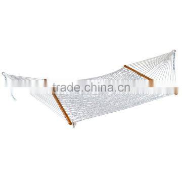 Cotton Rope Double Hammock With Spreader Bar photo-4