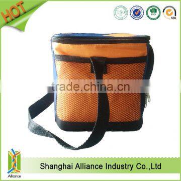Hot saling Oxford/aluminum Shoulder Carry Zipper Cooler Lunch Picnic Bag Warmer Insulated Box Portable Shoulder Bag