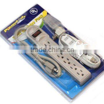 S90022 UL power strip value pack electric outlet