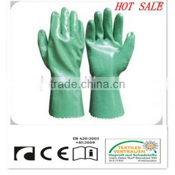 CR Nitrile coated gloves,interlock line