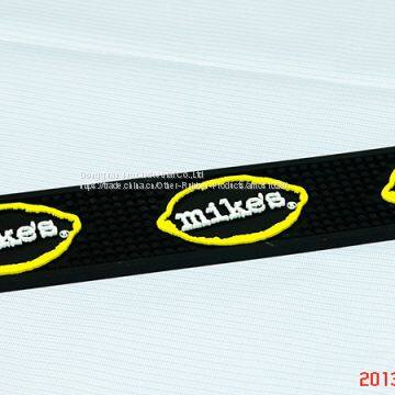 Promotional Soft Pvc Customized Logo Rubber Bar Mat photo-4
