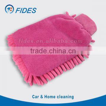 Customized Microfiber Wash Mitt , Chenille Mitt, Microfiber Car Wash Mitt photo-2