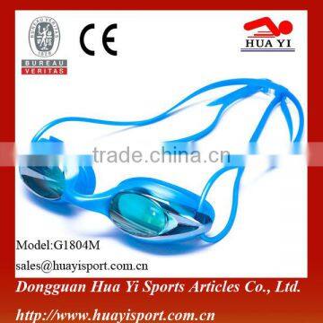 High Quality Promotional Adult Unisex Swimming Goggle With Mirrored Lens photo-2