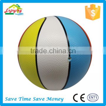 custom logo printed colored eco-friendly pvc matrial pvc basketball