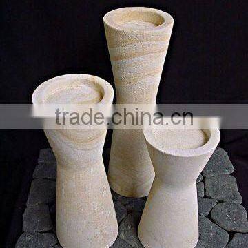 STONE CANDLE HOLDER