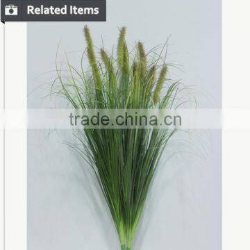 China Artificial Onion Grass Wholesale Bamboo Grass Decorative Artificial Wheat Grass photo-3