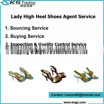 Good Quality Lady High Heel Shoes Agent Service in Guangzhou