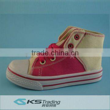 High quality canvas injection shoes for girls