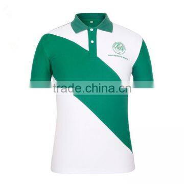 high quality embroidery two color polo t-shirt